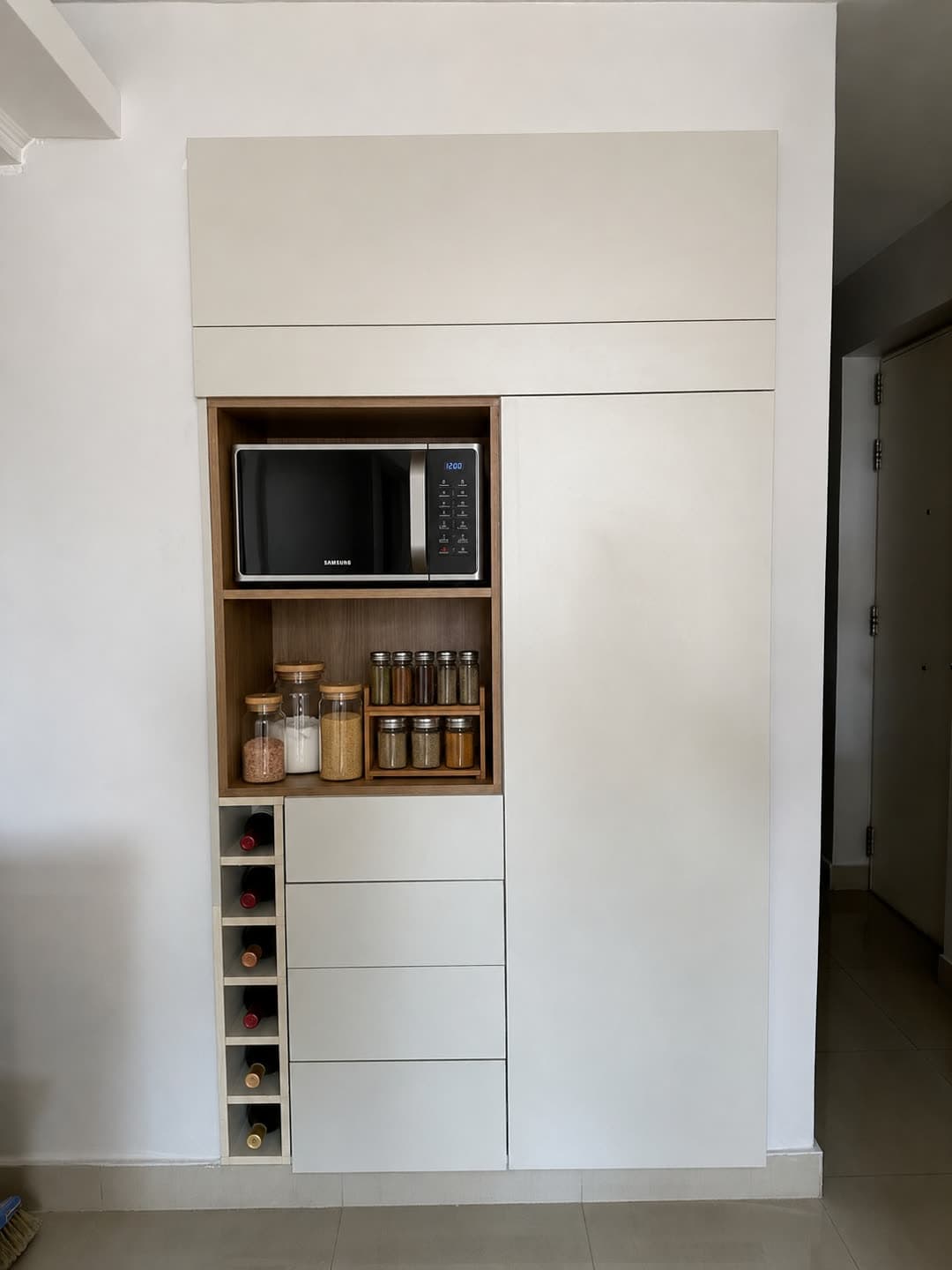 Cocina · guardado a medida — después